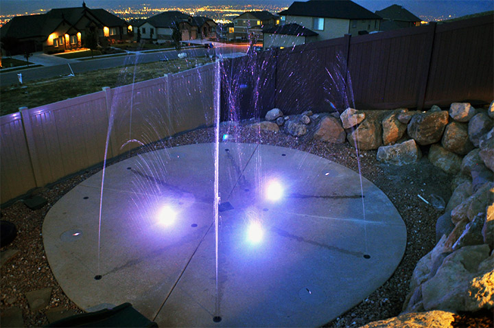 Residential Splash Pad Installation